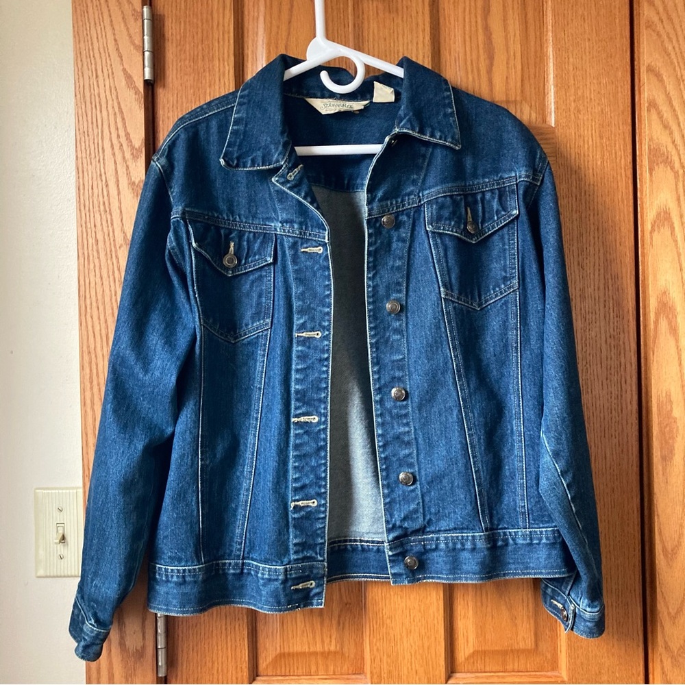St. John’s Bay Medium Denim Jacket Blue Jean